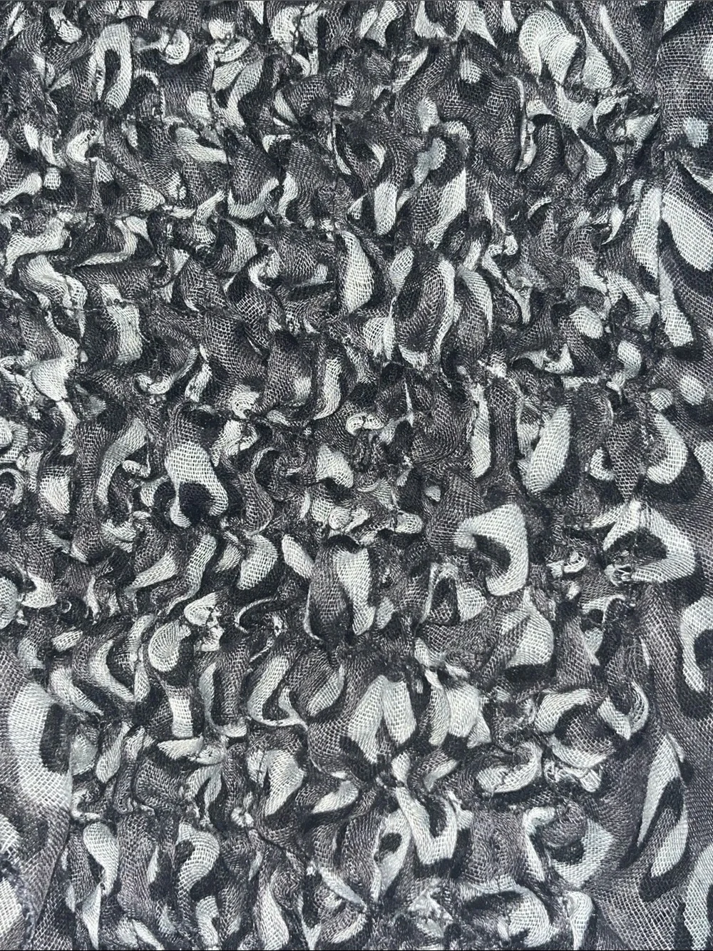 a new day Black & White Leopard-Print Lightweight Scarf S80